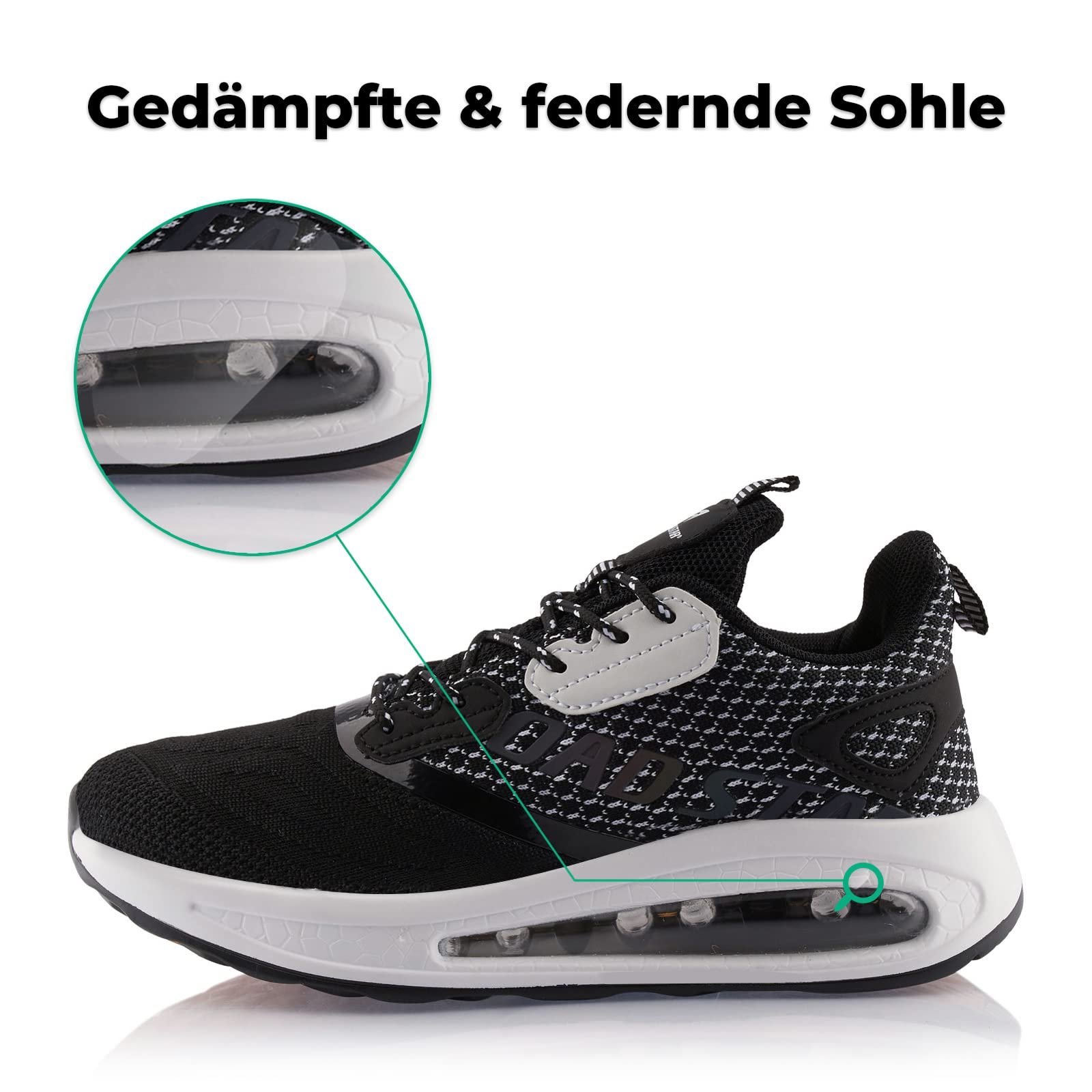 Кроссовки Fusskleidung® Унисекс Спортивная обувь Амортизирующие Легкие Беговые кроссовки, фото №2