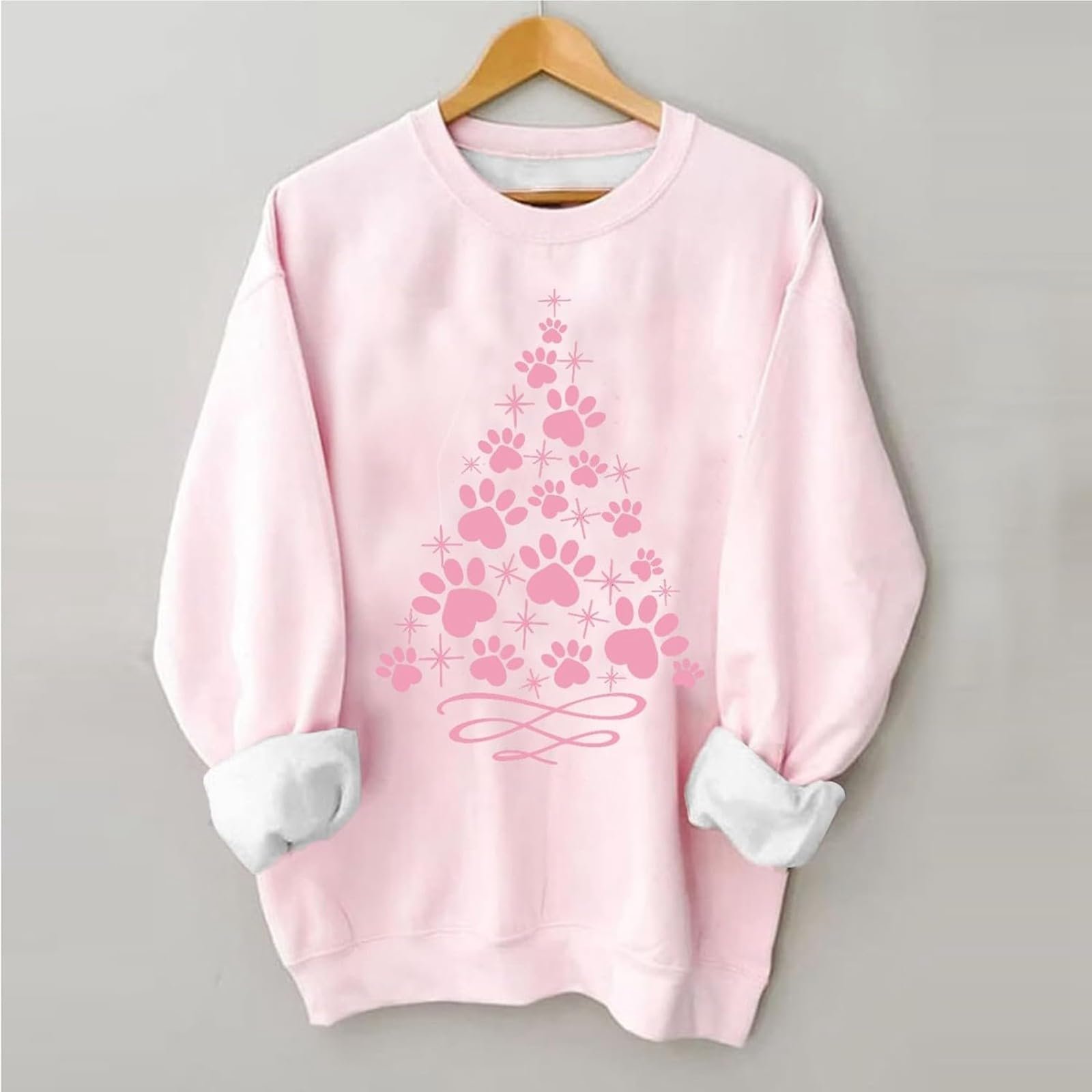 Жіночий різдвяний светр NNGOTD, теплий плюшевий пуловер, фото №2 Жіночий різдвяний светр NNGOTD, теплий плюшевий пуловер, фото №2