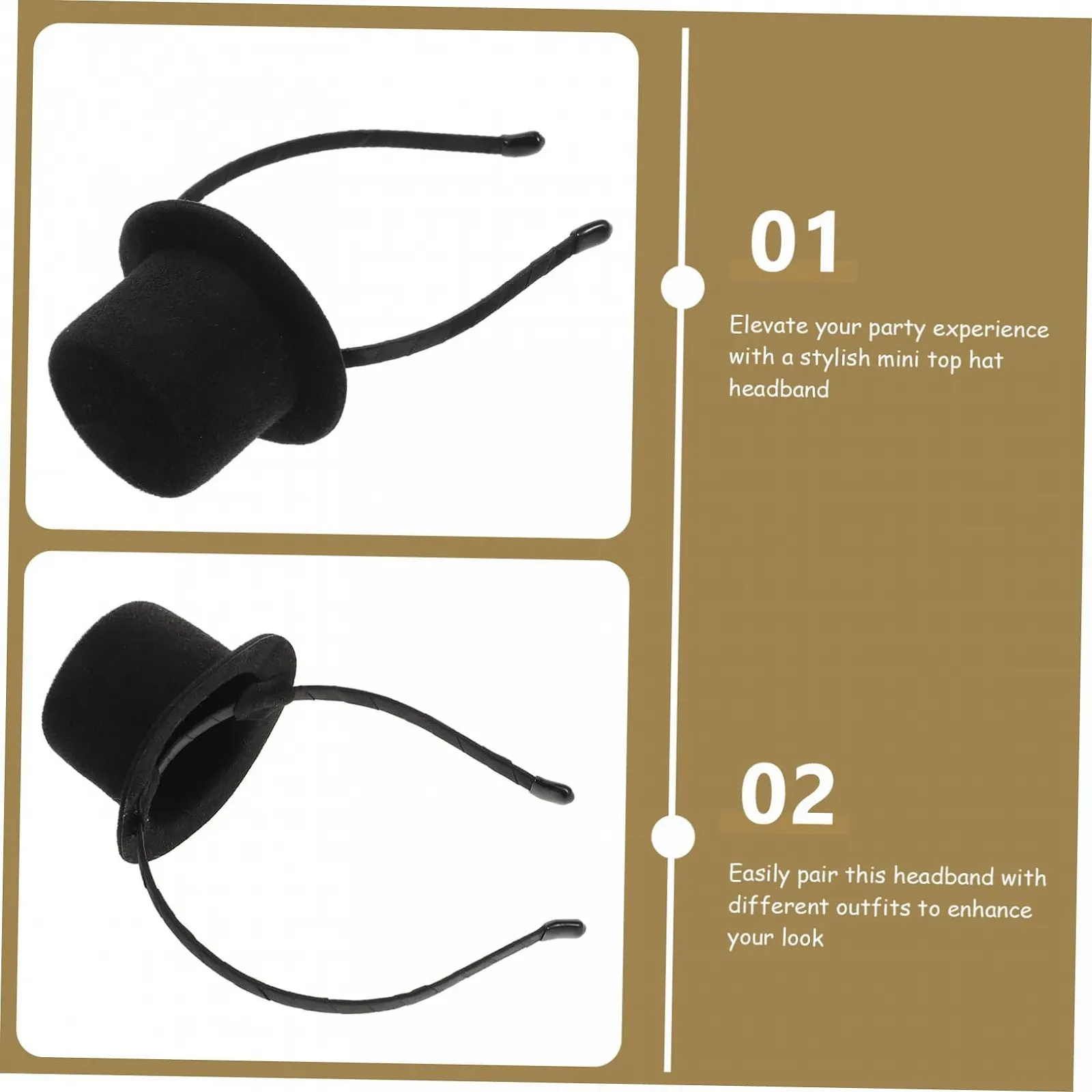 Міні-капелюшок-обруч Вінтажний, фото №3 Міні-капелюшок-обруч Вінтажний, фото №3