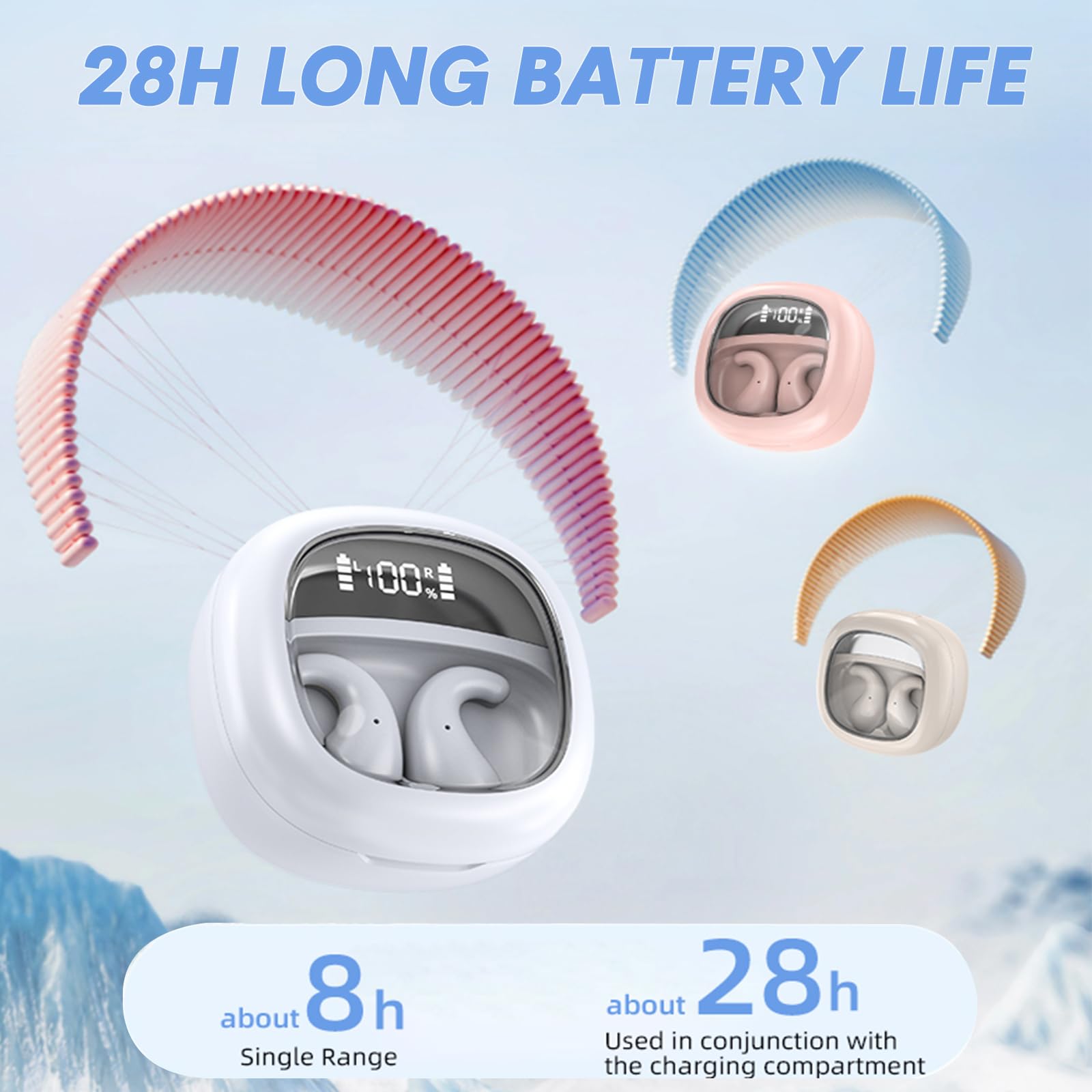 Міні навушники бездротові у вухо невидимі маленькі навушники бездротові Bluetooth бездротові навушники з шумозаглушенням для сну у вухо Sleepbuds навушники для сну для маленьких вух ночних снів, фото №6 Міні навушники бездротові у вухо невидимі маленькі навушники бездротові Bluetooth бездротові навушники з шумозаглушенням для сну у вухо Sleepbuds навушники для сну для маленьких вух ночних снів, фото №6