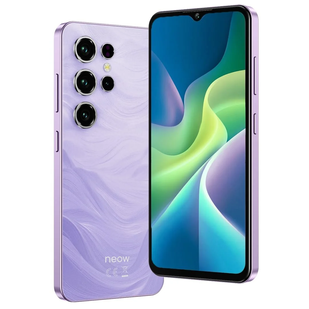 Смартфон Neow Safe + 6.52 дюйма HD+ 4G 128GB Purple, фото №1