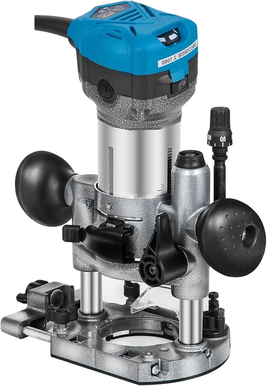 Одноручный фрезер VEVOR VV-3B-220V 800 Вт Grey, фото №10 Одноручный фрезер VEVOR VV-3B-220V 800 Вт Grey, фото №10