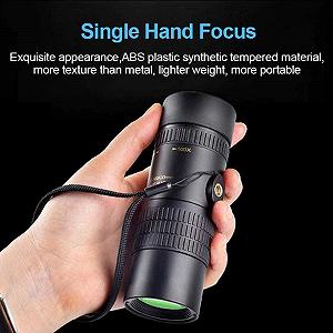 Монокуляр Fernglas 4K 10–300x30 мм водонепроницаемый HDR с штативом и держателем черный synthetic.ua - Фото 1