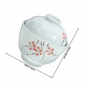 Керамическая кастрюля С крышкой Японский стиль Термостойкая synthetic.ua - Фото 1