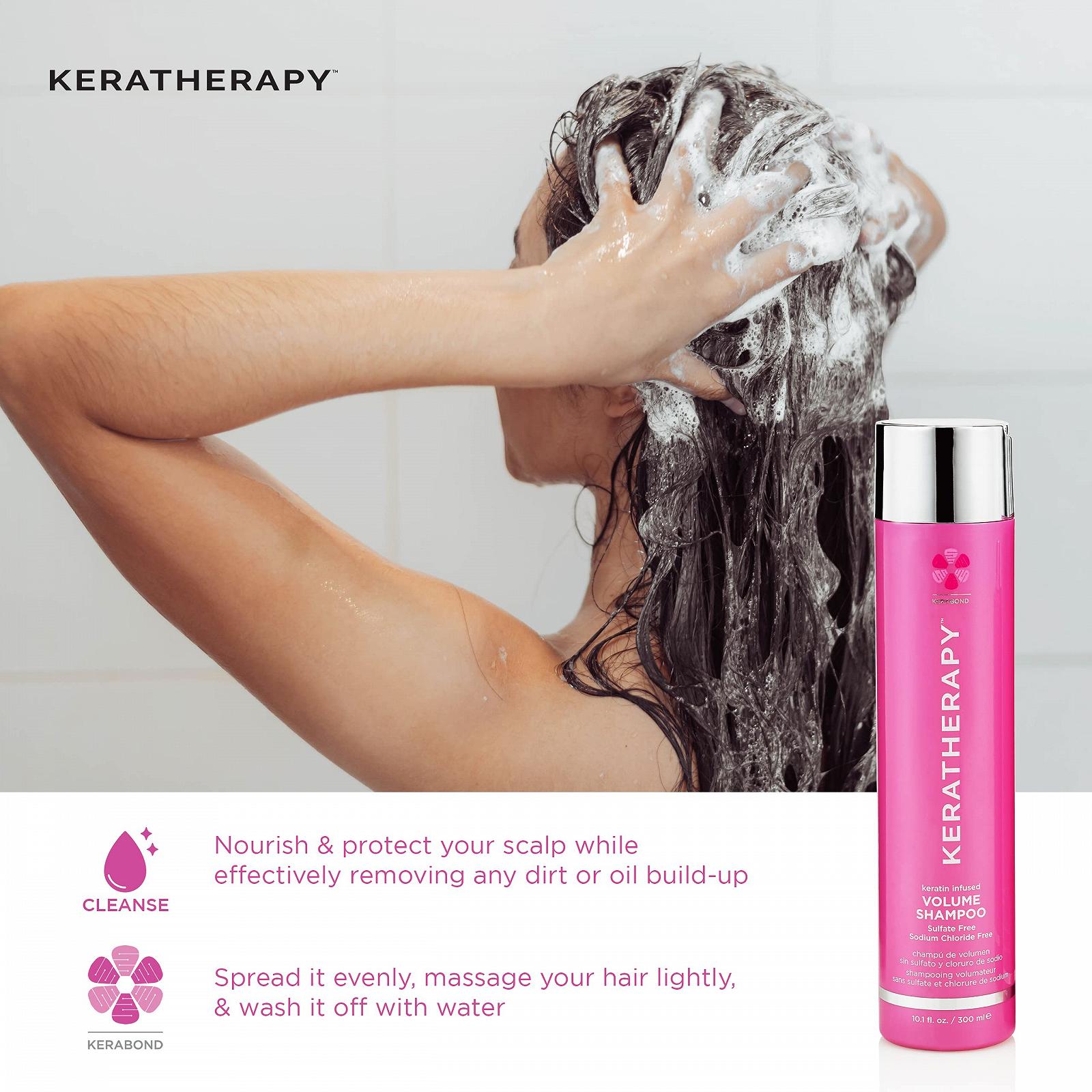 Кондиціонер Keratherapy Keratin Infused Volume 300 мл, фото №3 Кондиціонер Keratherapy Keratin Infused Volume 300 мл, фото №3