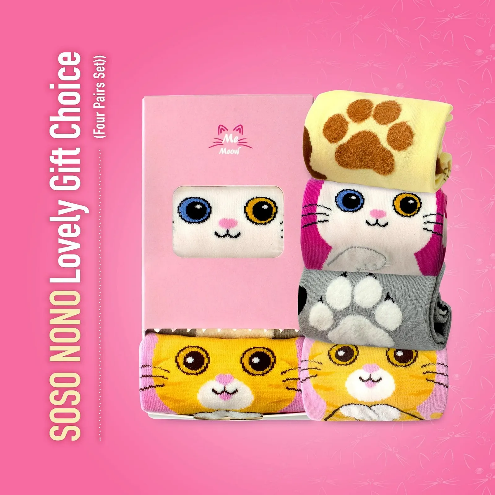 Шкарпетки Cat Trainer Котячі лапки, фото №6