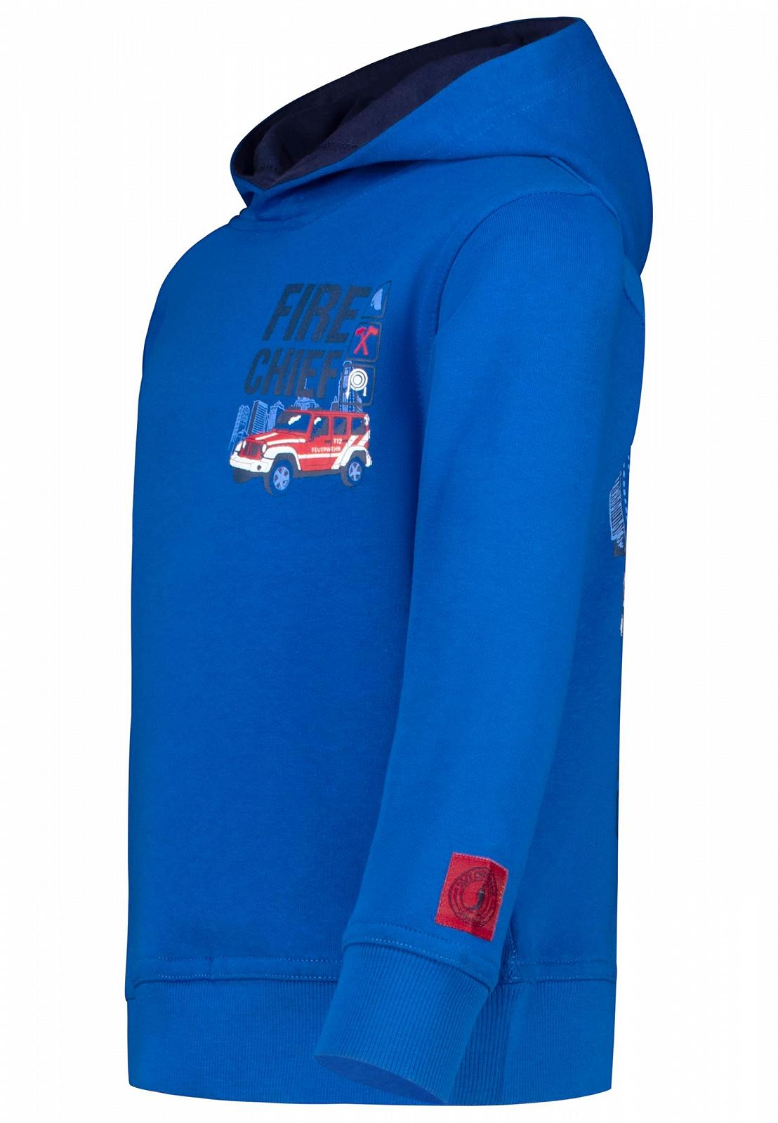Толстовка з капюшоном для хлопчиків SALT AND PEPPER з принтом пожежної бригади, фото №3 Толстовка з капюшоном для хлопчиків SALT AND PEPPER з принтом пожежної бригади, фото №3