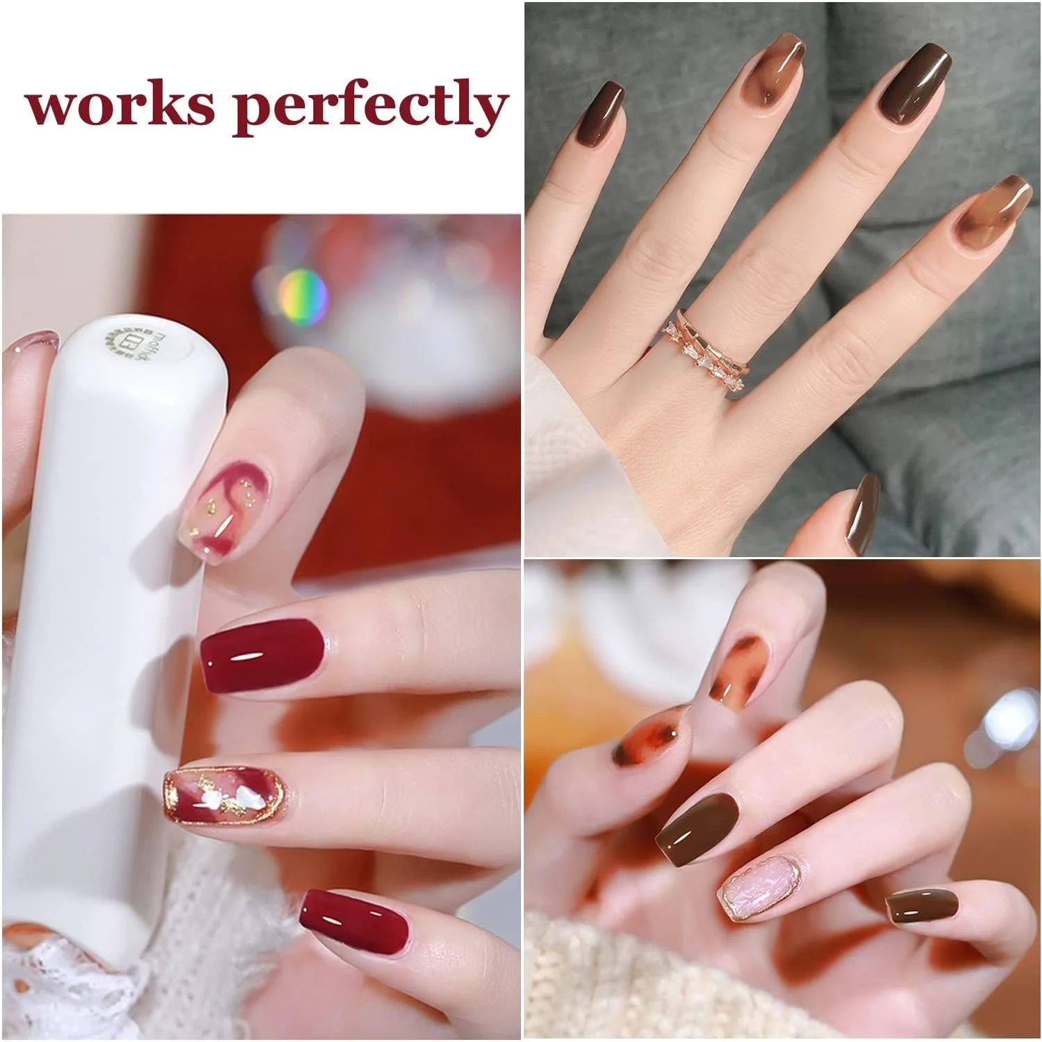 Гель Vishine Blooming 16 мл Эффект растекания для мраморного маникюра, цветочного, акварельного дизайна ногтей, фото №3