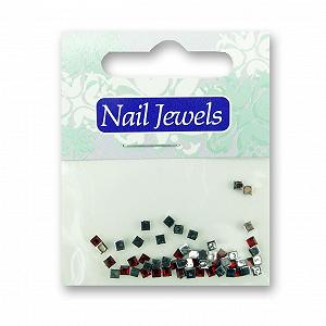 Стразы Квадратные EigenArt Акриловые Красный, 2 мм - Фото 1