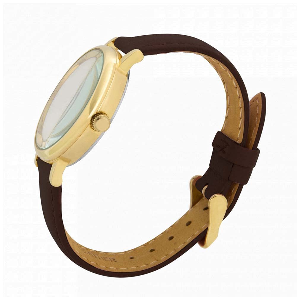 Женские часы Toff London Цветок подсолнуха Желтый 38 мм, водонепроницаемые 3 ATM, кварцевый механизм, фото №3