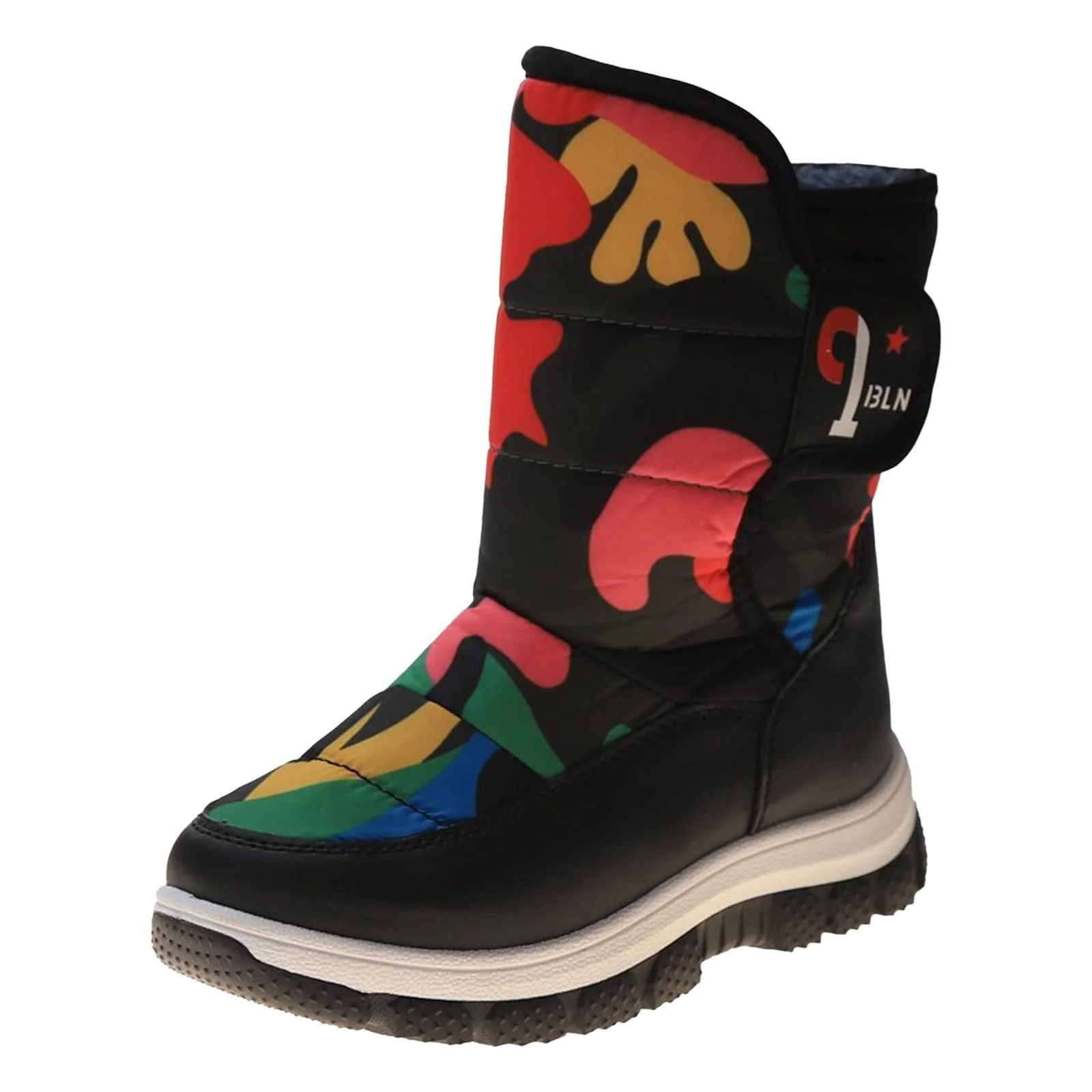 Зимние Ботинки для Девочек Утепленные Водонепроницаемые Снежные Ботинки для Активного Отдыха Удобные Ботинки для Походов Теплые Нескользящие Ботинки для Ходьбы Босиком Зимние Ботинки для Мальчиков, фото №2