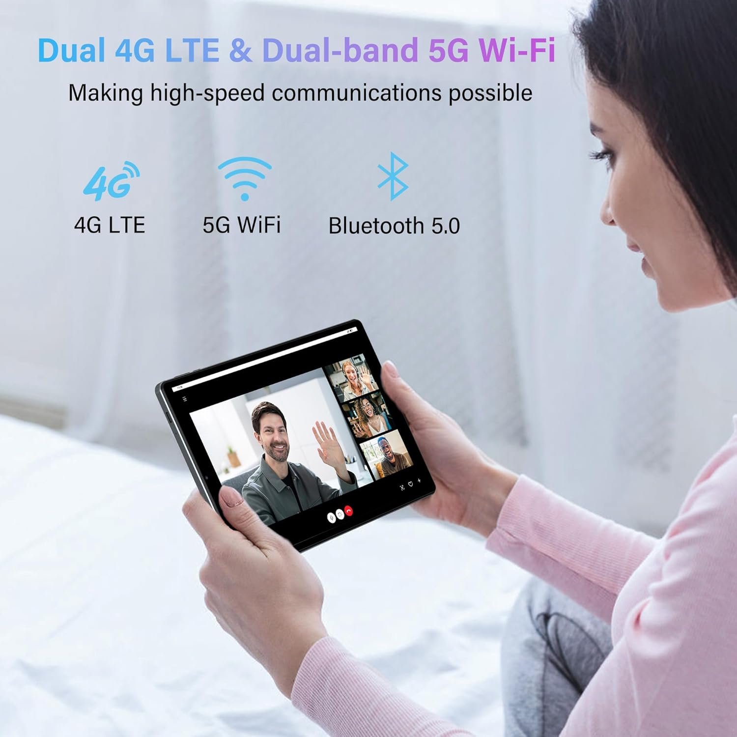 Планшет 10.4 " WUXGA+ RUSHAR T181 12+24/256Gb 4G 2-SIM 8 ядер Android 14 8000 mAh Grey, фото №3