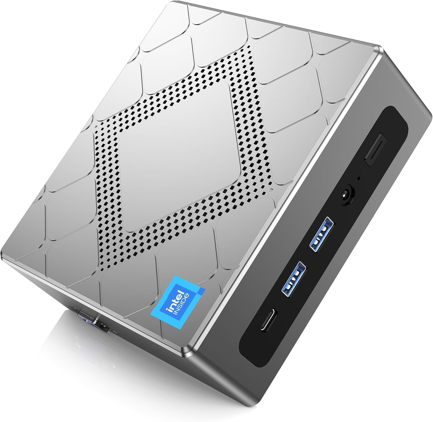 Мини ПК NiPoGi CK10 / Intel Core i7-11390H / RAM 16GB / SSD 512GB / 2 х HDMI / LAN / Wi-Fi 6 / Bluetooth 5.2 / Windows 11 / Grey , фото №1