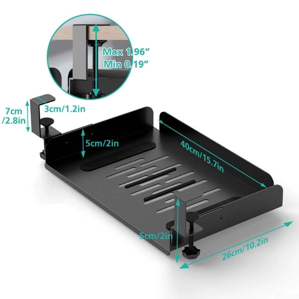 Підставка для ноутбука з вуглецевої сталі з нековзною текстурованою поверхнею та відділеннями для організації кабелів, фото №9
