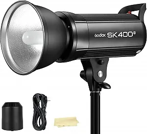 Купить Студийная вспышка Godox SK400II / 5600K / Черная - Фото 1 Студийная вспышка Godox SK400II / 5600K / Черная - Фото 1