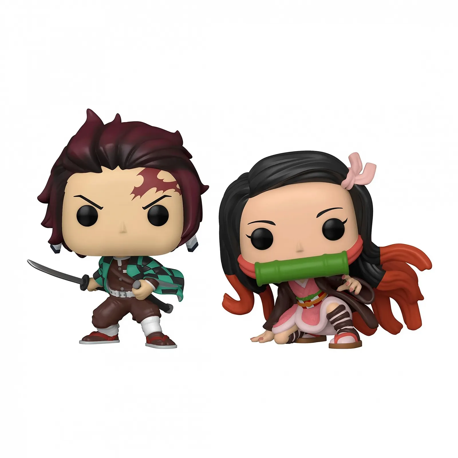 Вінілові фігурки Funko POP! Animation Demon Slayer Tanjiro & Nezuko Pack 2, фото №2