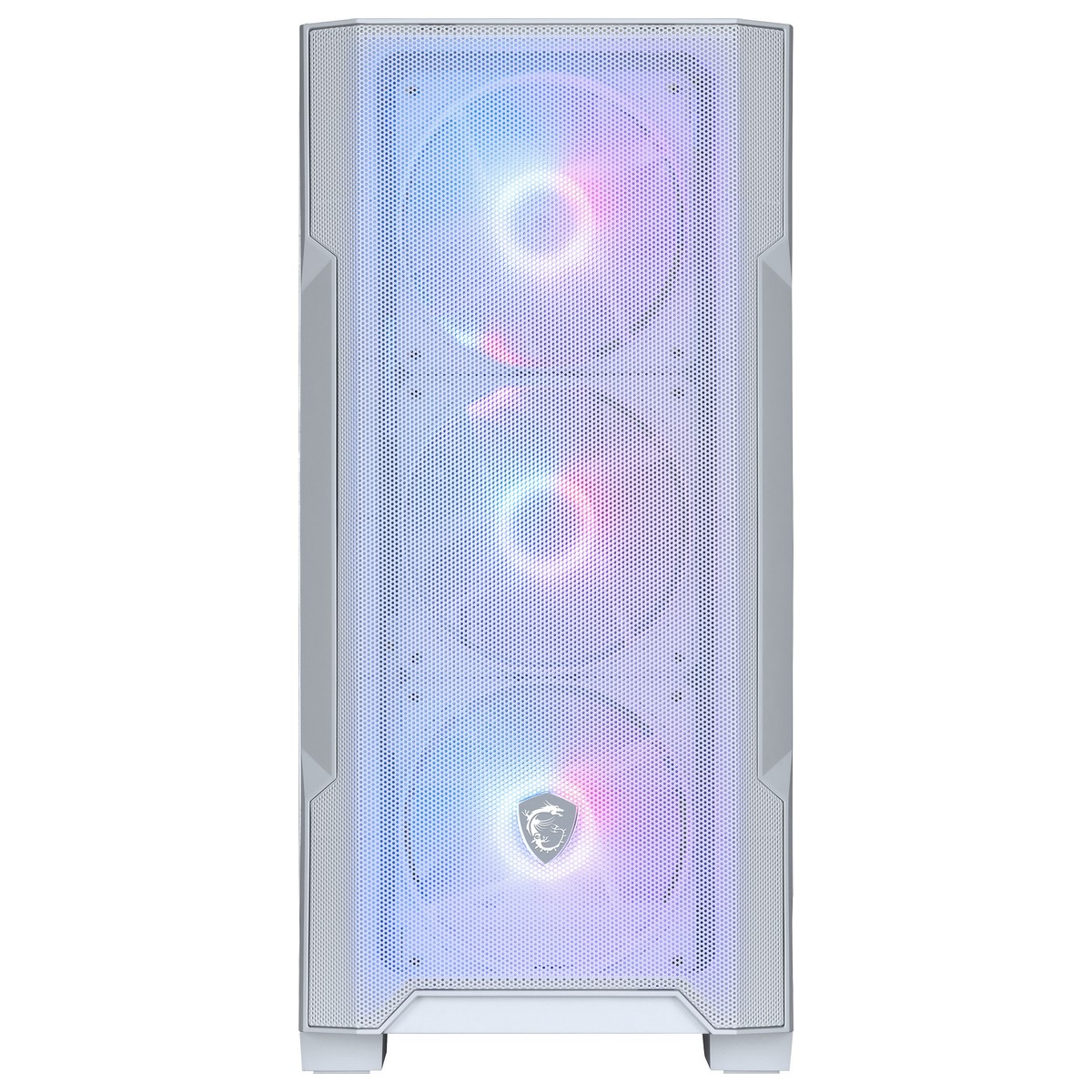 Корпус MSI MAG Forge M100R / без БЖ / Mini Tower / Micro-ATX / 4x120mm ARGB Fans / Tempered Glass / Білий, фото №3