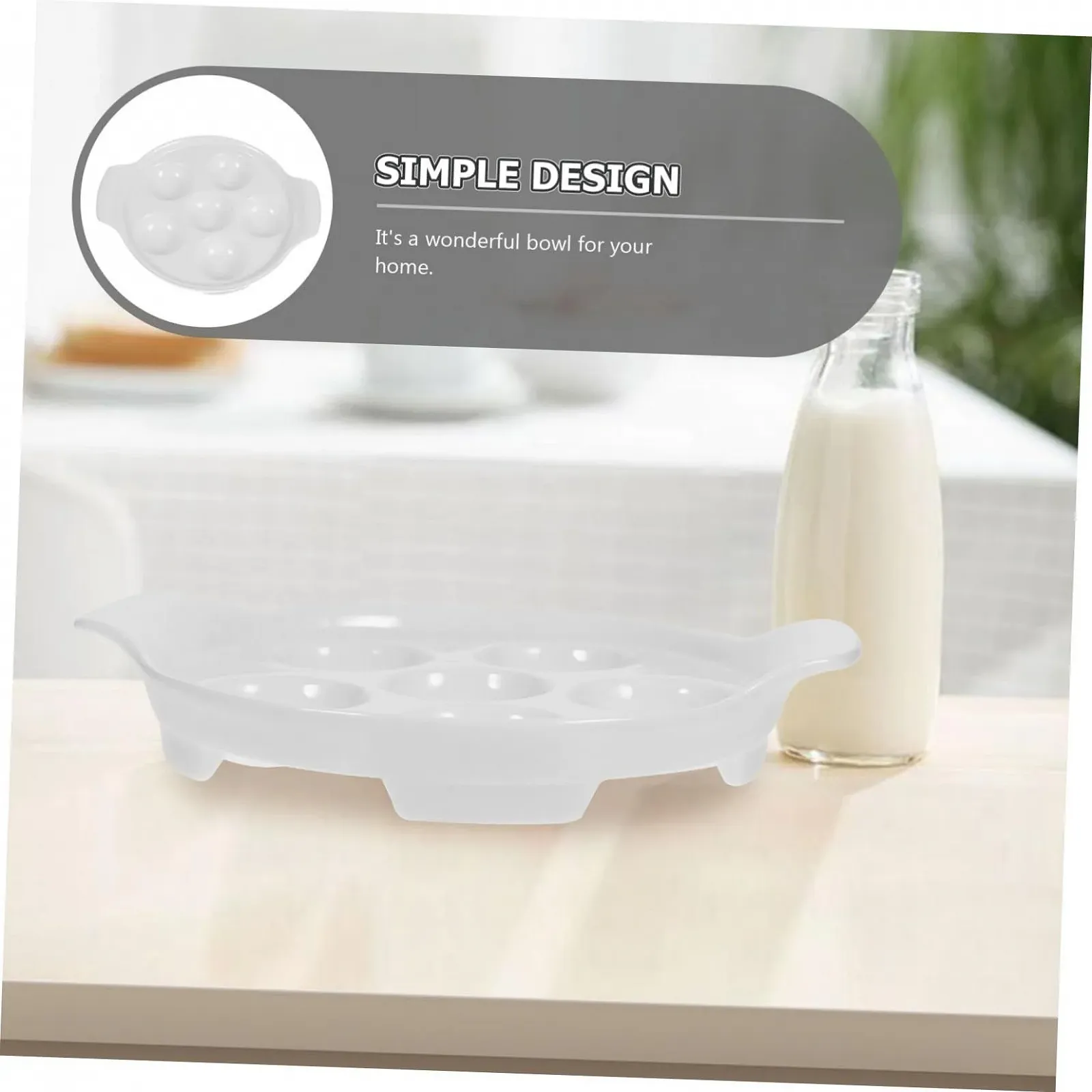 Форма для запекания улиток TOYANDONA 4 шт. керамическая термостойкая с ручками, фото №7