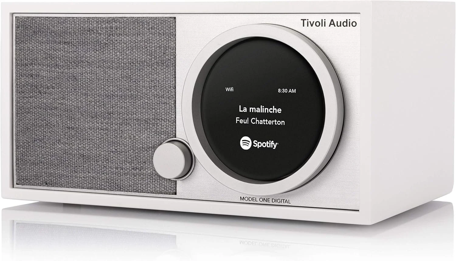 Портативна колонка Tivoli Audio One Digital+ / Wi-Fi / Bluetooth / FM / DAB+ / Білий/Сірий, фото №3