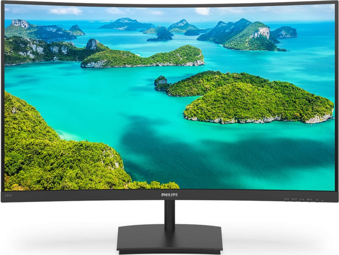 Монітор 24" Philips E Line 241E1SC/00 Full HD VA 75 Гц, фото №3