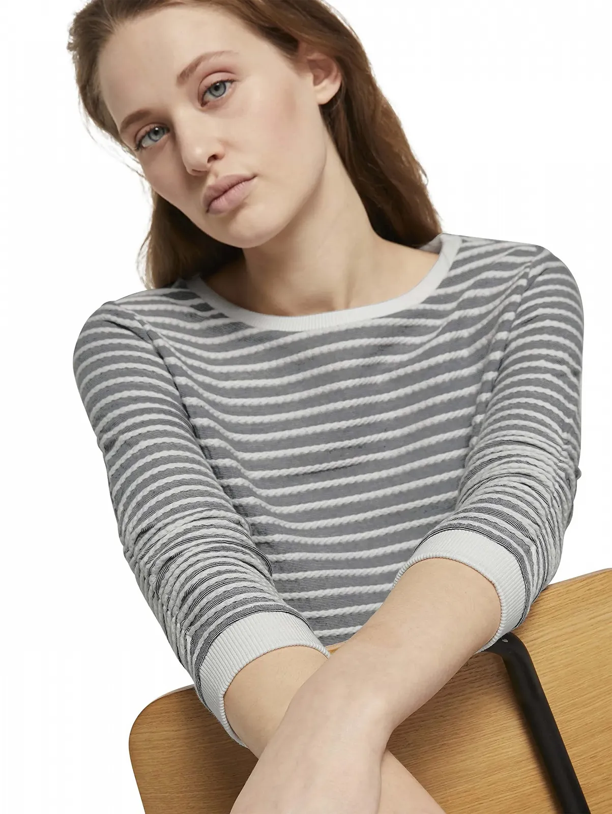 Джемпер в полоску Tom Tailor Denim Женский, фото №6 Джемпер в полоску Tom Tailor Denim Женский, фото №6