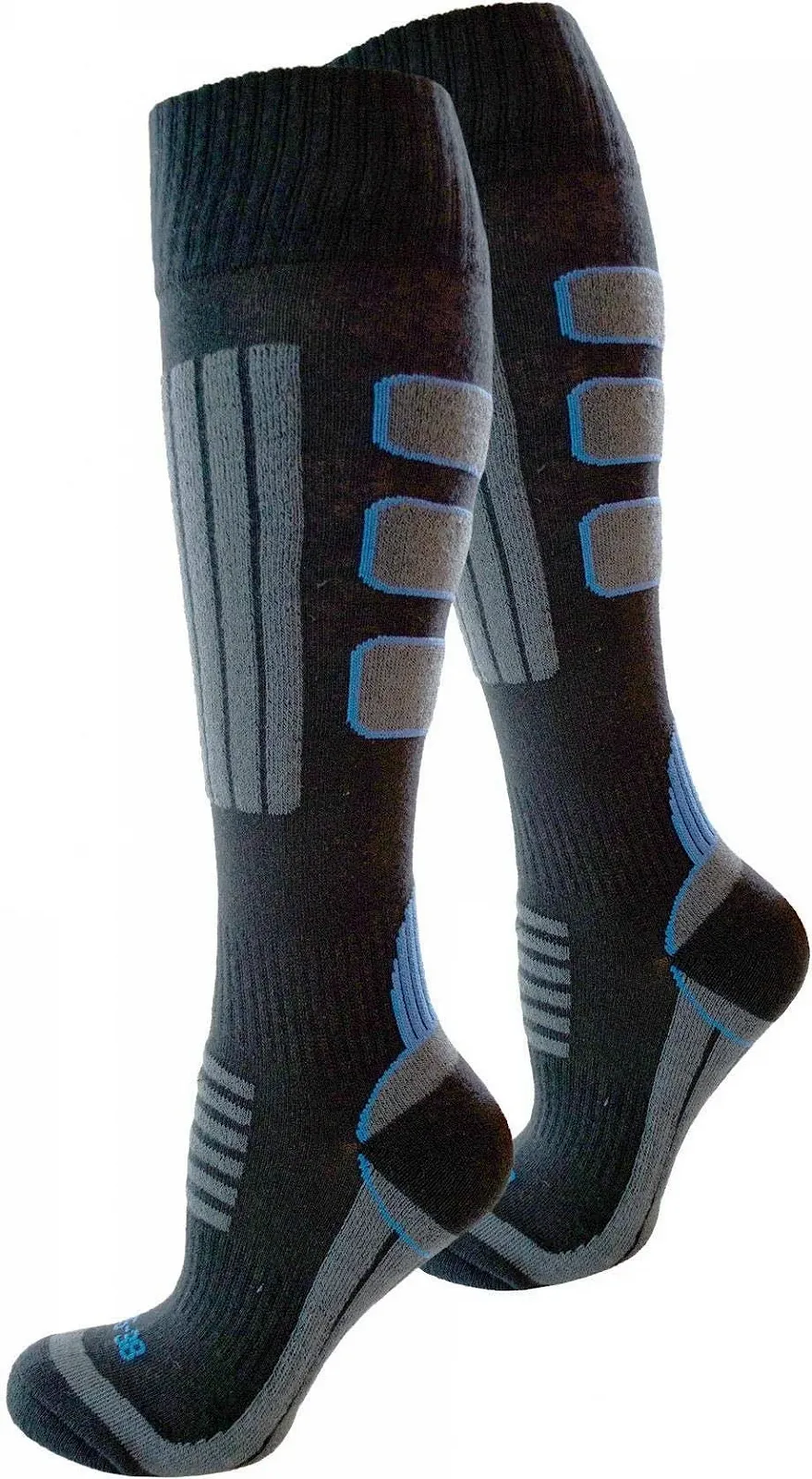 Лыжные носки Normani 4 пары Лыжные носки до колена Специальное армирование и подушечки на подошве, фото №1