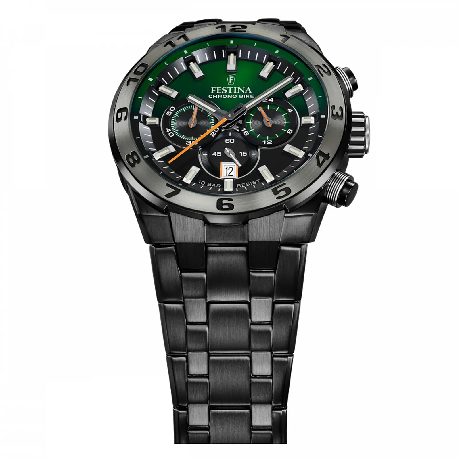 Мужские часы Festina Chrono Bike Special Editions 44.5 мм Зеленый, фото №3 Мужские часы Festina Chrono Bike Special Editions 44.5 мм Зеленый, фото №3