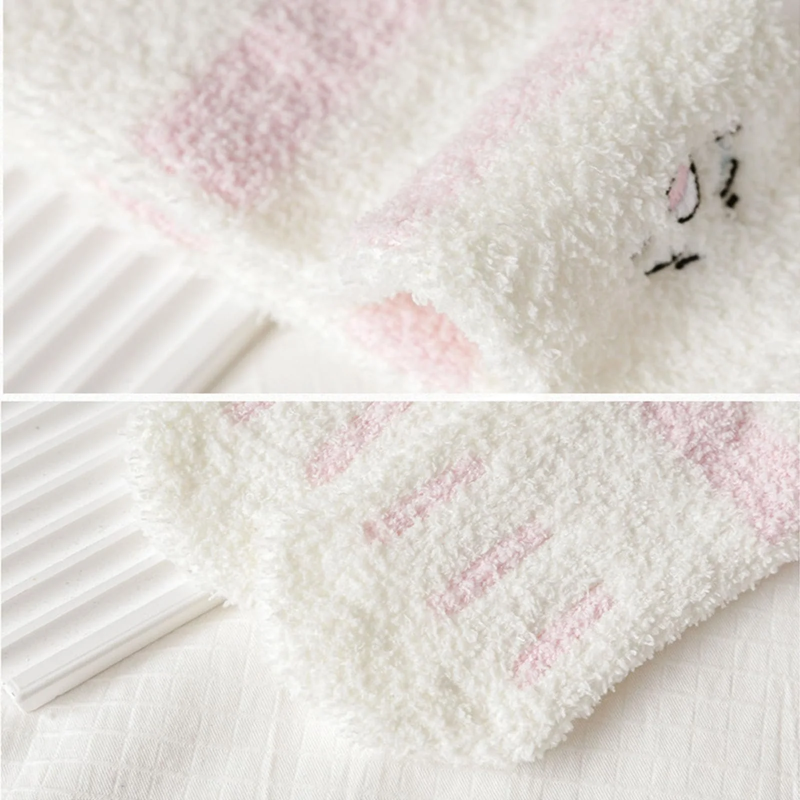 Шкарпетки з котами (5 пар), М'які пухнасті, фото №3