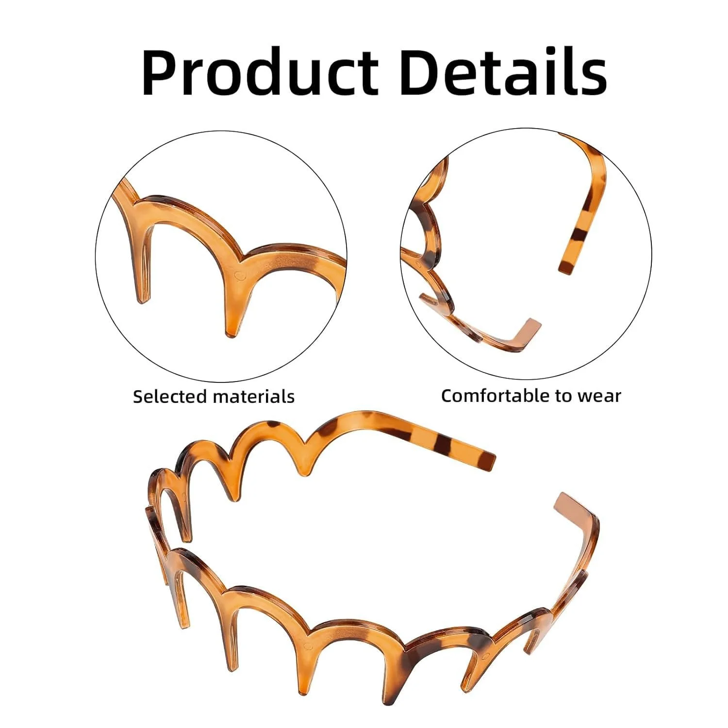 Обруч для волосся зигзаг, фото №2