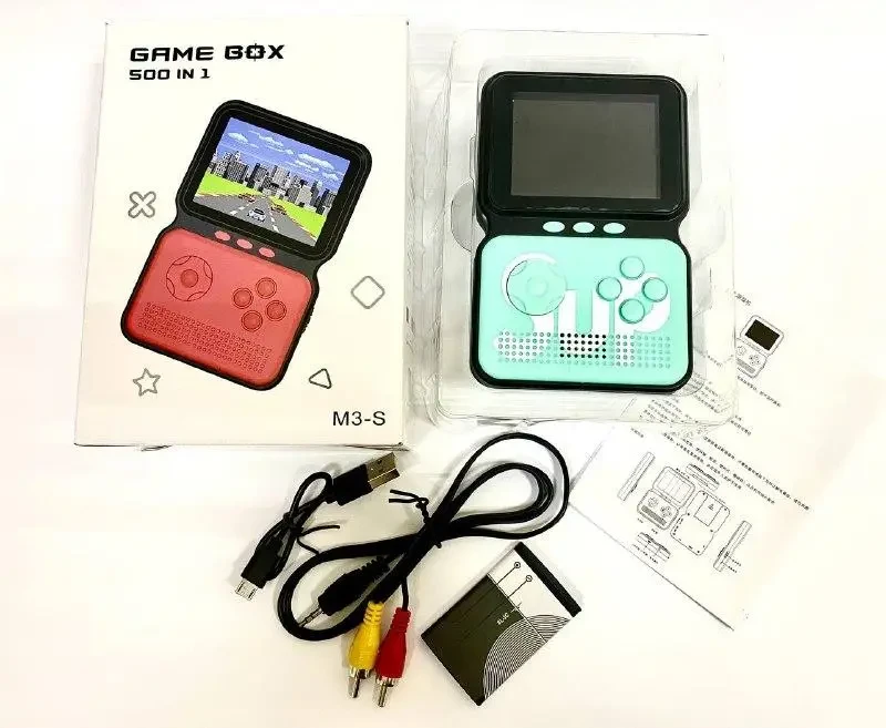 Портативная игровая консоль Game Box Power Sup M3 500 в 1, фото №1 Портативная игровая консоль Game Box Power Sup M3 500 в 1, фото №1