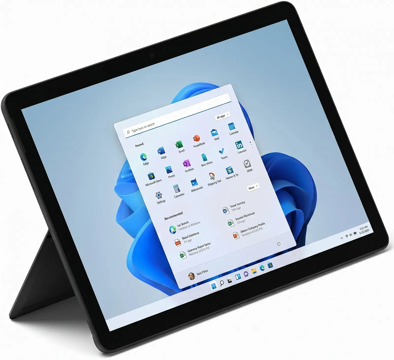 Планшет 10.5" Full HD Microsoft Surface Go 3 4G/LTE Intel Pentium 6500Y RAM 8GB SSD 128GB 11ч батарея Win11 Магниевый корпус Черный, фото №2