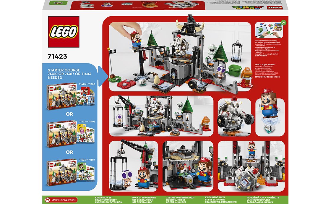 Конструктор Лего LEGO Super Mario Битва в замке Драй Боузера. Дополнительный набор (71423), фото №3