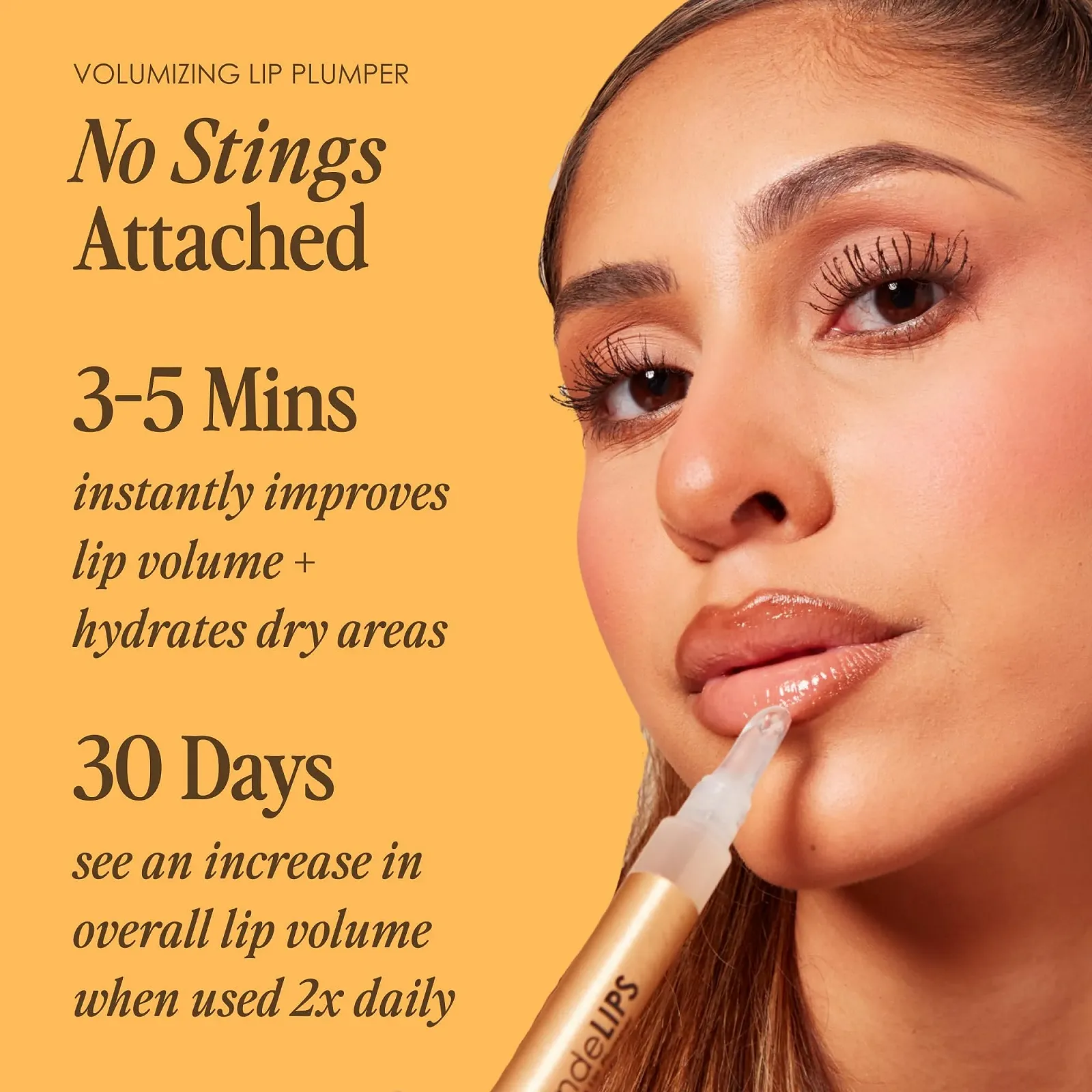 Блиск для губ Grande Cosmetics GrandeLIPS Зволожуючий, Sunbaked Sedona, фото №3