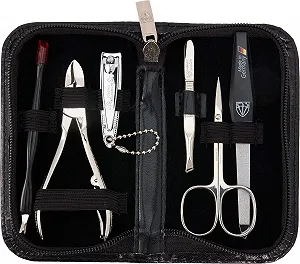 Купити Набір для манікюру DREI SCHWERTER Torino 6 предметів, чорний - Фото 1 Набір для манікюру DREI SCHWERTER Torino 6 предметів, чорний - Фото 1