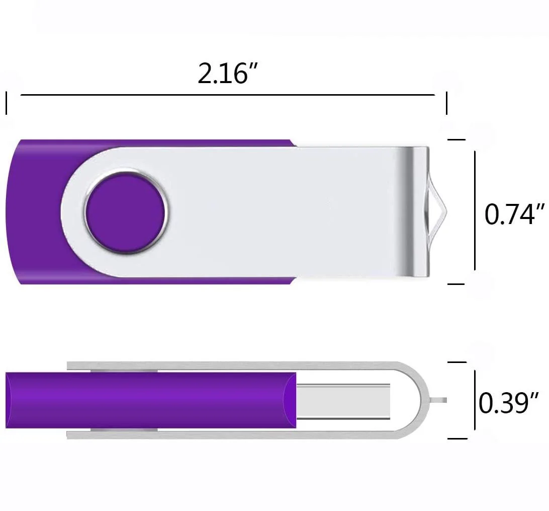USB Flash Drive 16GB USB 2.0 5 шт. Разноцветный, фото №6