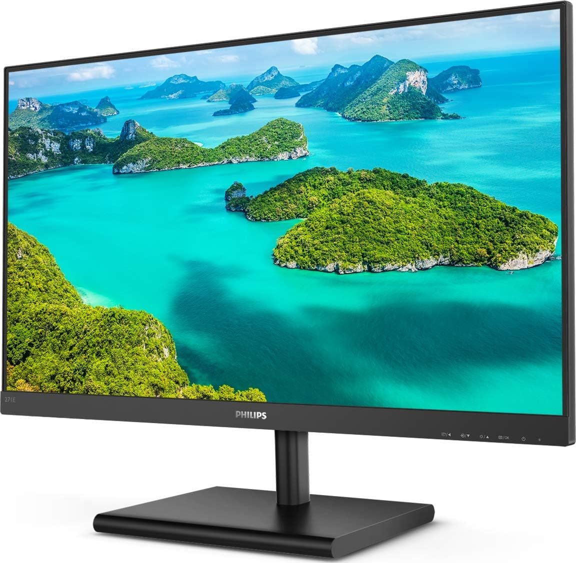 Монітор 27" Philips 272E1SA Full HD IPS 75 Гц Чорний, фото №3