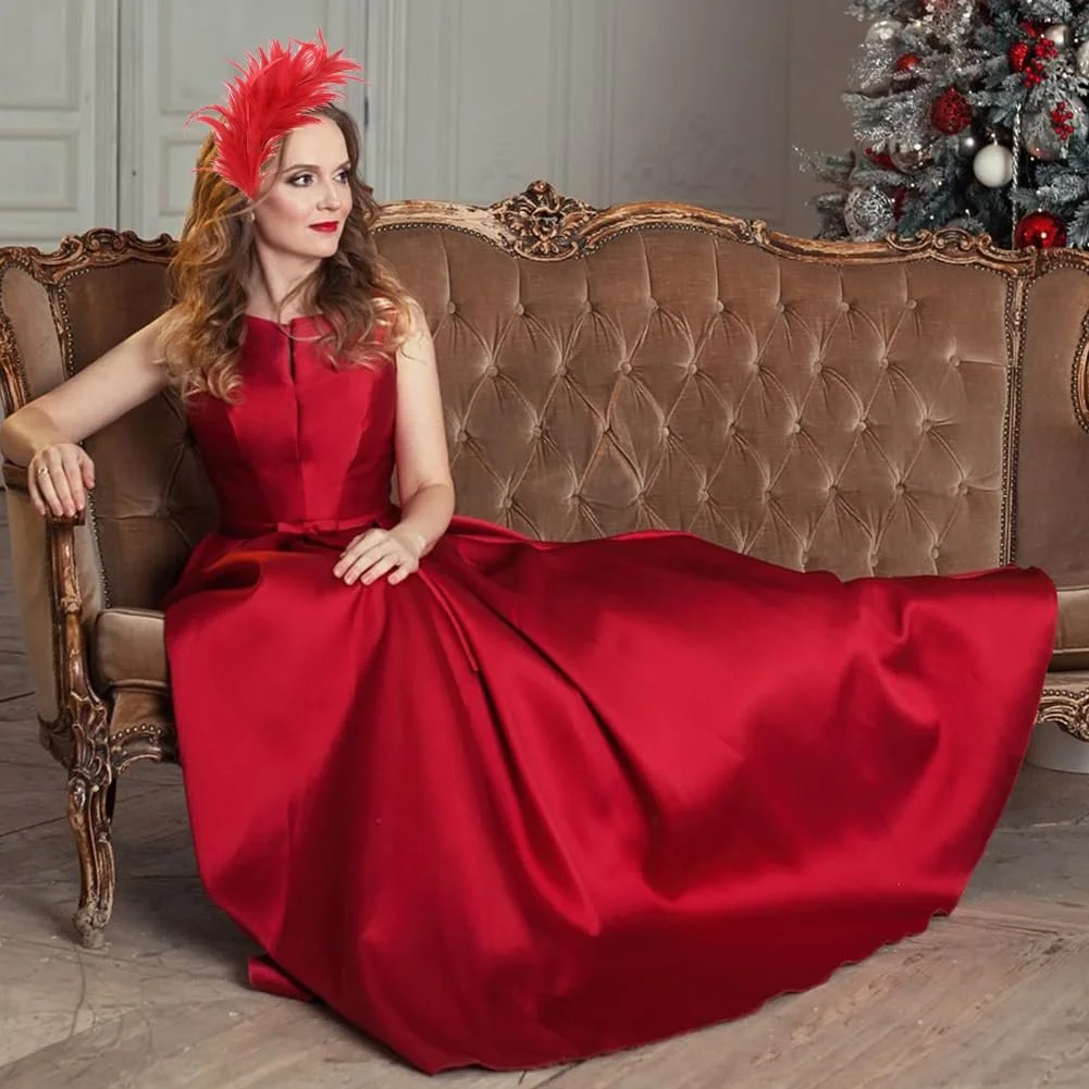 Вінтажний обруч для волосся з пір'ям, фото №6