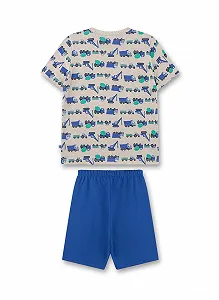 Комплект пижамный Sanetta для мальчиков Бежевый synthetic.ua - Фото 1