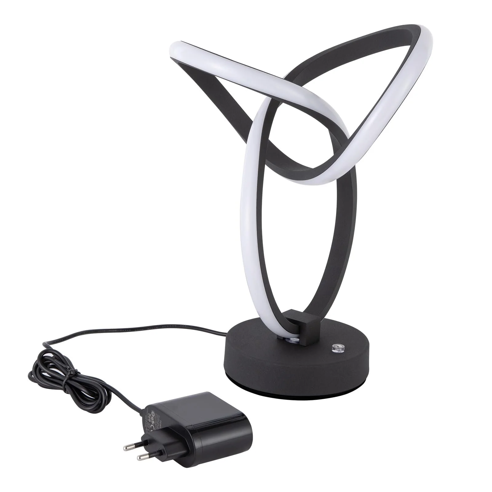 Настольная лампа LED 10 цветов 10 Вт сенсорная спиральная, фото №6