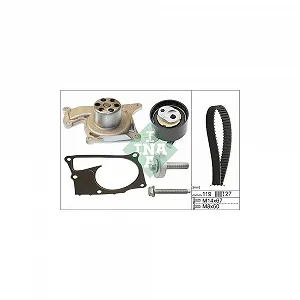 Водяной насос + комплект ремня ГРМ INA 530 0607 30 для MERCEDES-BENZ NISSAN - Фото 1