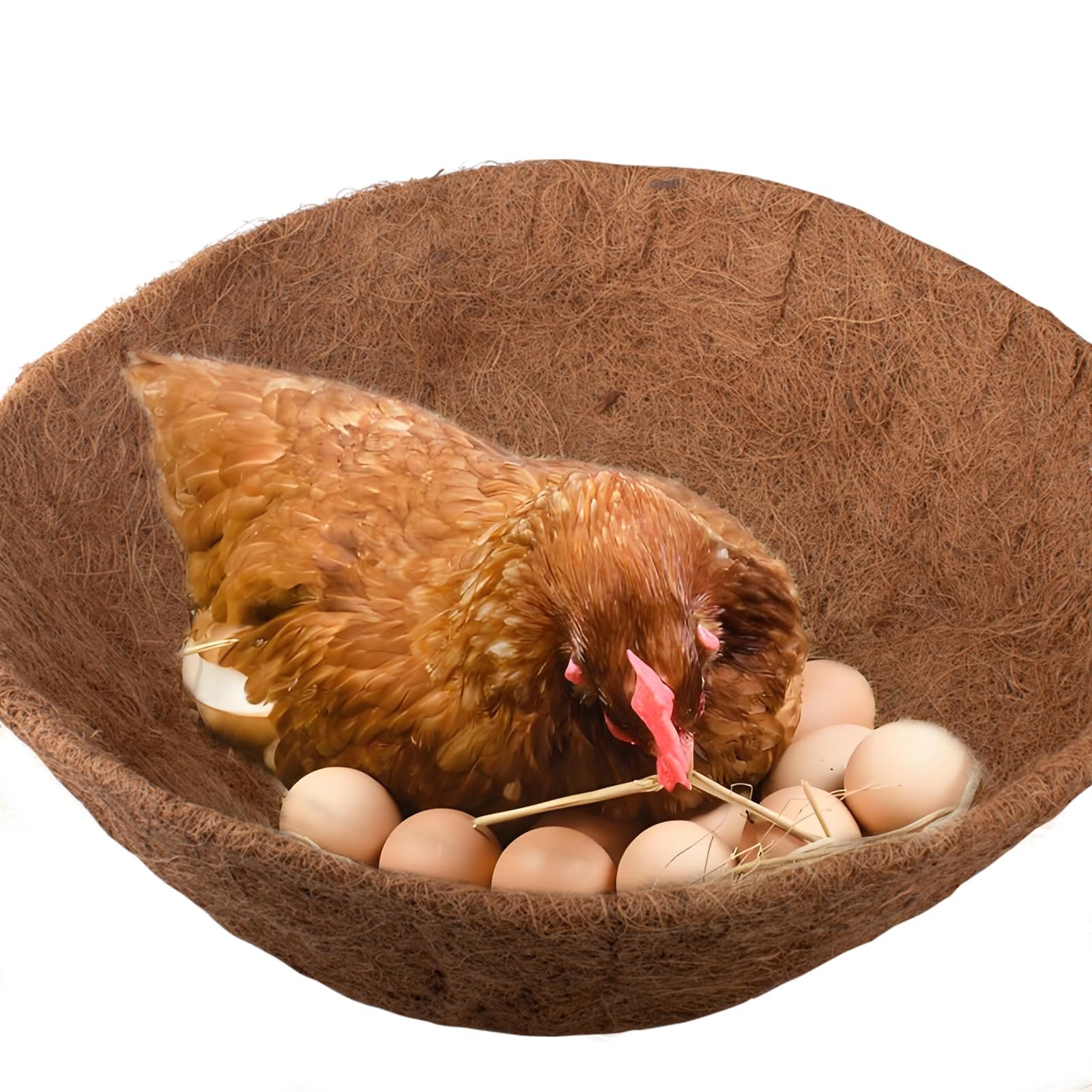 Вкладиші для підвісних кошиків з натурального кокосового волокна 3 шт 35,6 см, фото №7