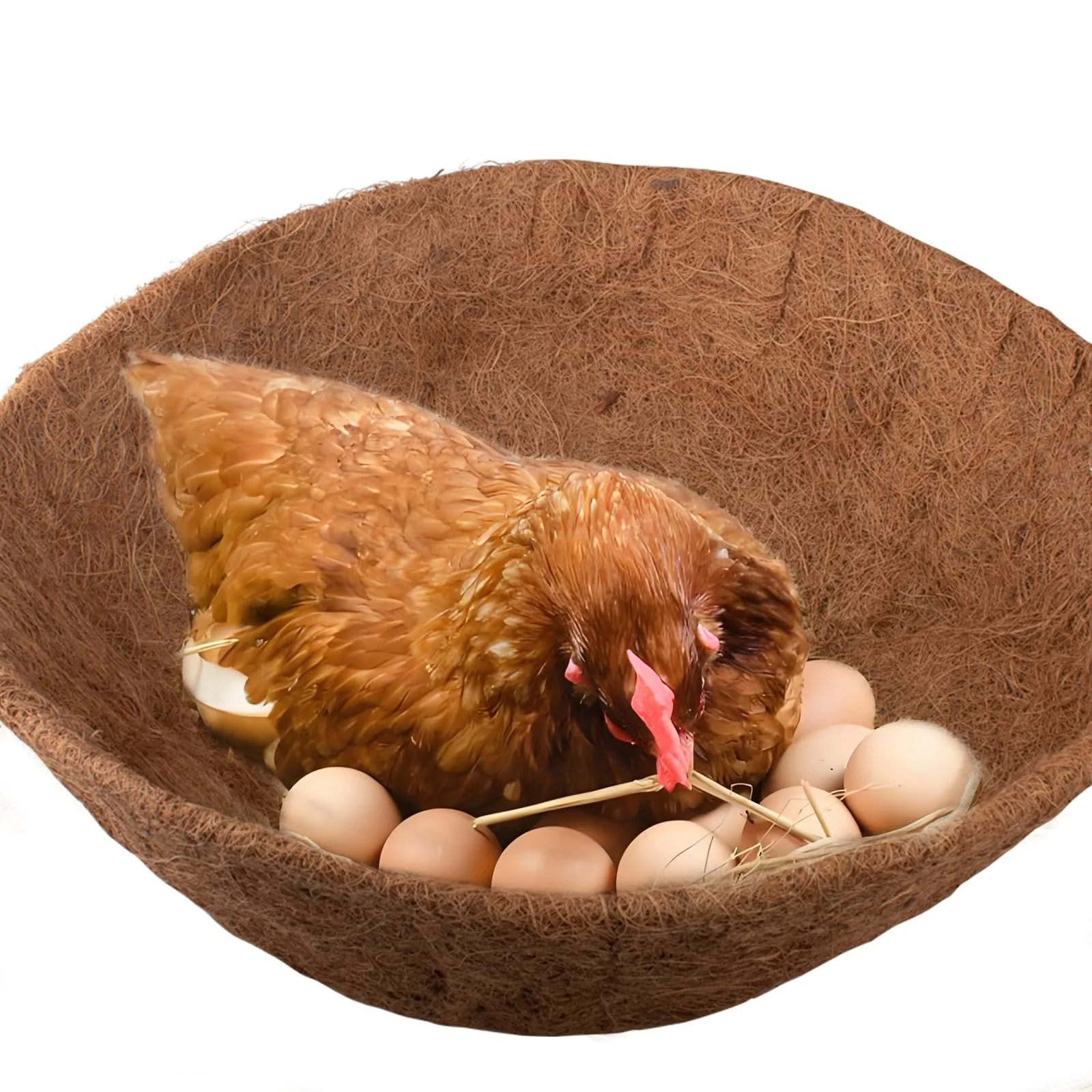 Вкладыши для подвесных корзин из натурального кокосового волокна 3 шт 35,6 см, фото №7 Вкладыши для подвесных корзин из натурального кокосового волокна 3 шт 35,6 см, фото №7