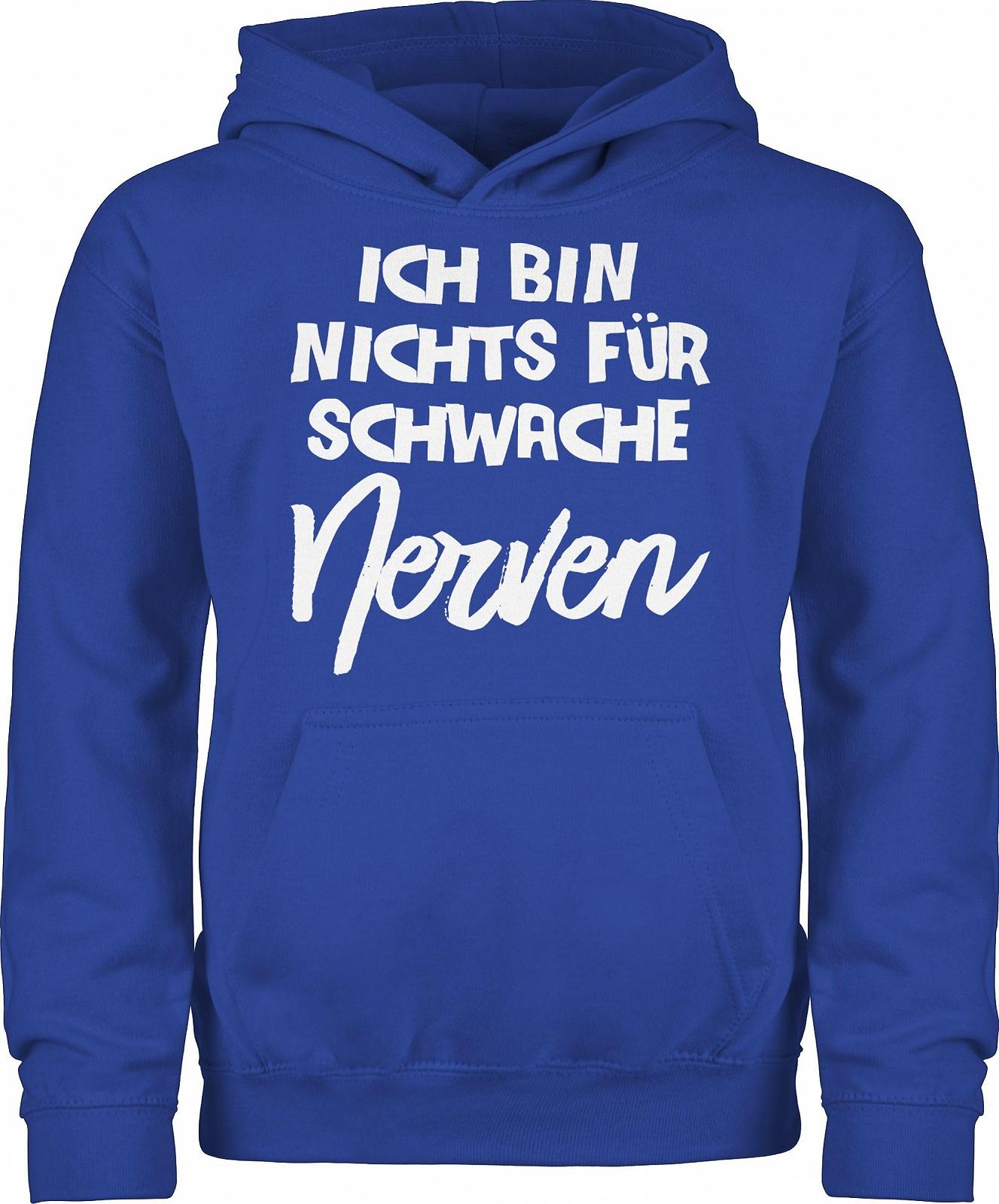 Детская Толстовка Statement Spr",u00fcchе Ich Bin Nichts f",u00fcr schwache Nerven Comic, фото №1