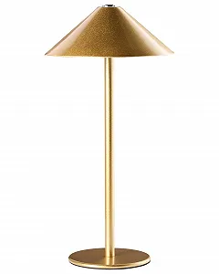 Настільна лампа LED Beliani Modjo Wireless USB-C 30 см Золотиста - Фото 1