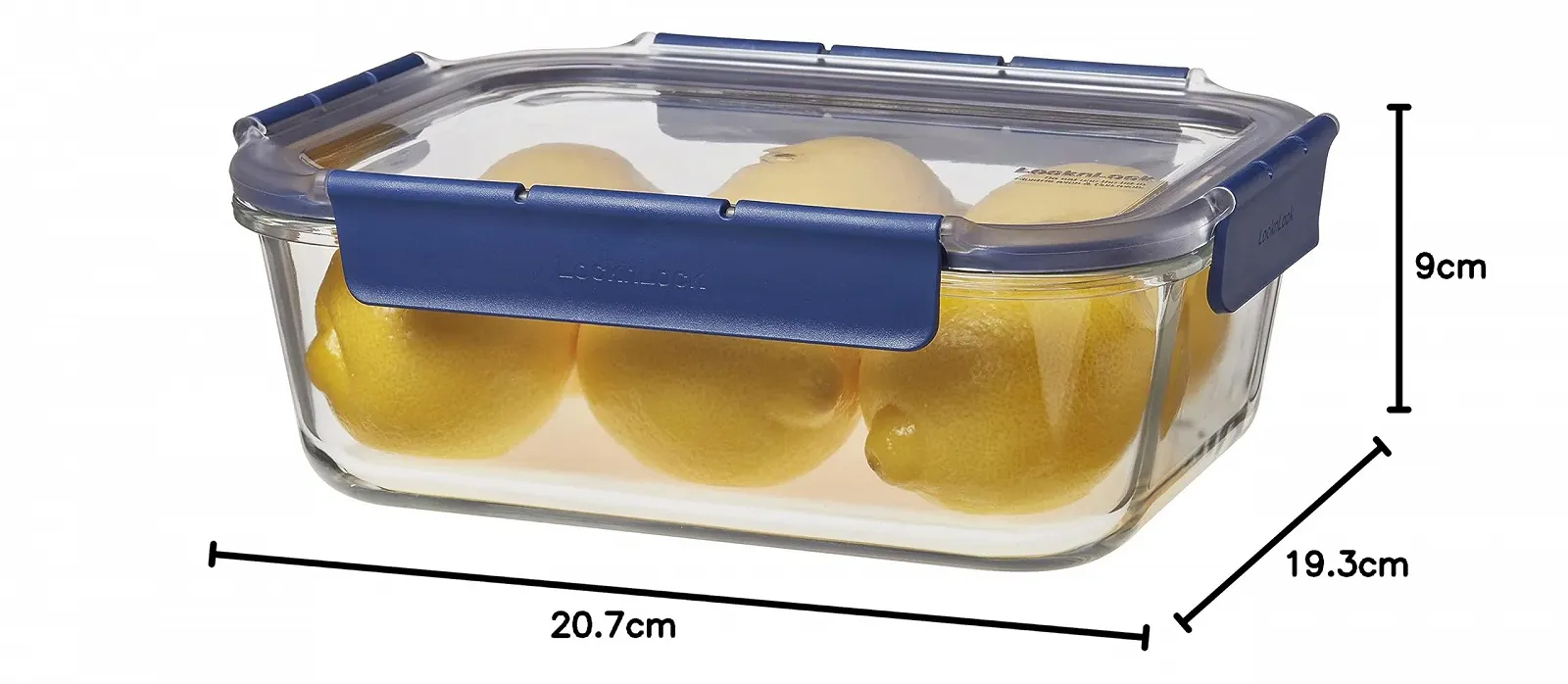 Контейнер для зберігання їжі Lock & Lock TOP Class скляний з пластиковою кришкою BPA-Free штабельований прямокутний 2 л, фото №8 Контейнер для зберігання їжі Lock & Lock TOP Class скляний з пластиковою кришкою BPA-Free штабельований прямокутний 2 л, фото №8