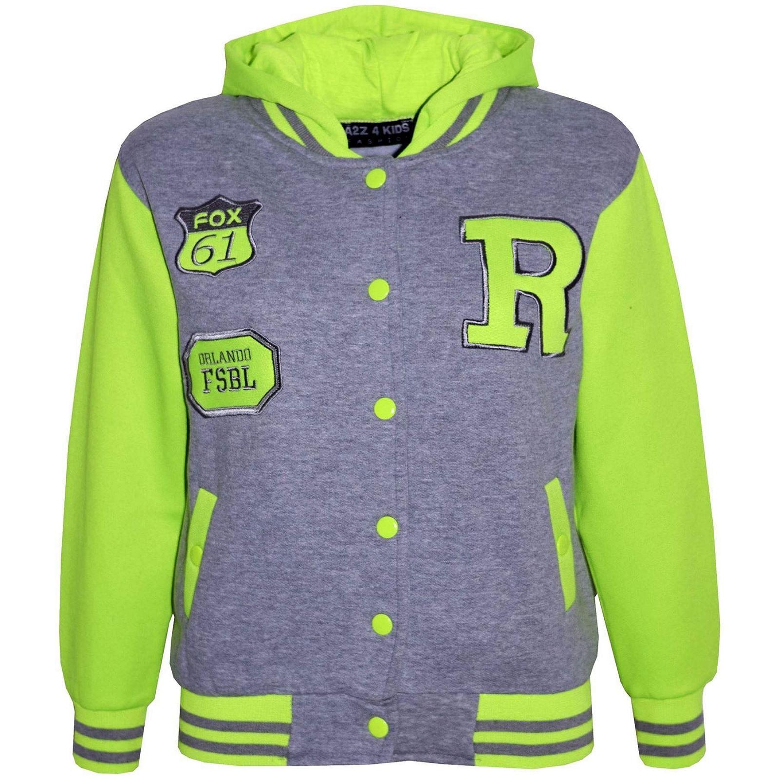 Бейсбольная куртка с капюшоном A2Z 4 Kids Fox NYC для мальчиков и девочек, модная, фото №1