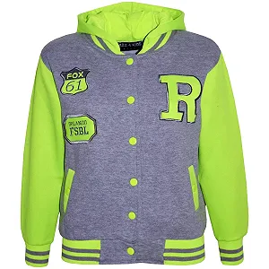 Куртка з капюшоном бейсбольна A2Z 4 Kids Fox NYC для хлопчиків і дівчаток, модна - Фото 1