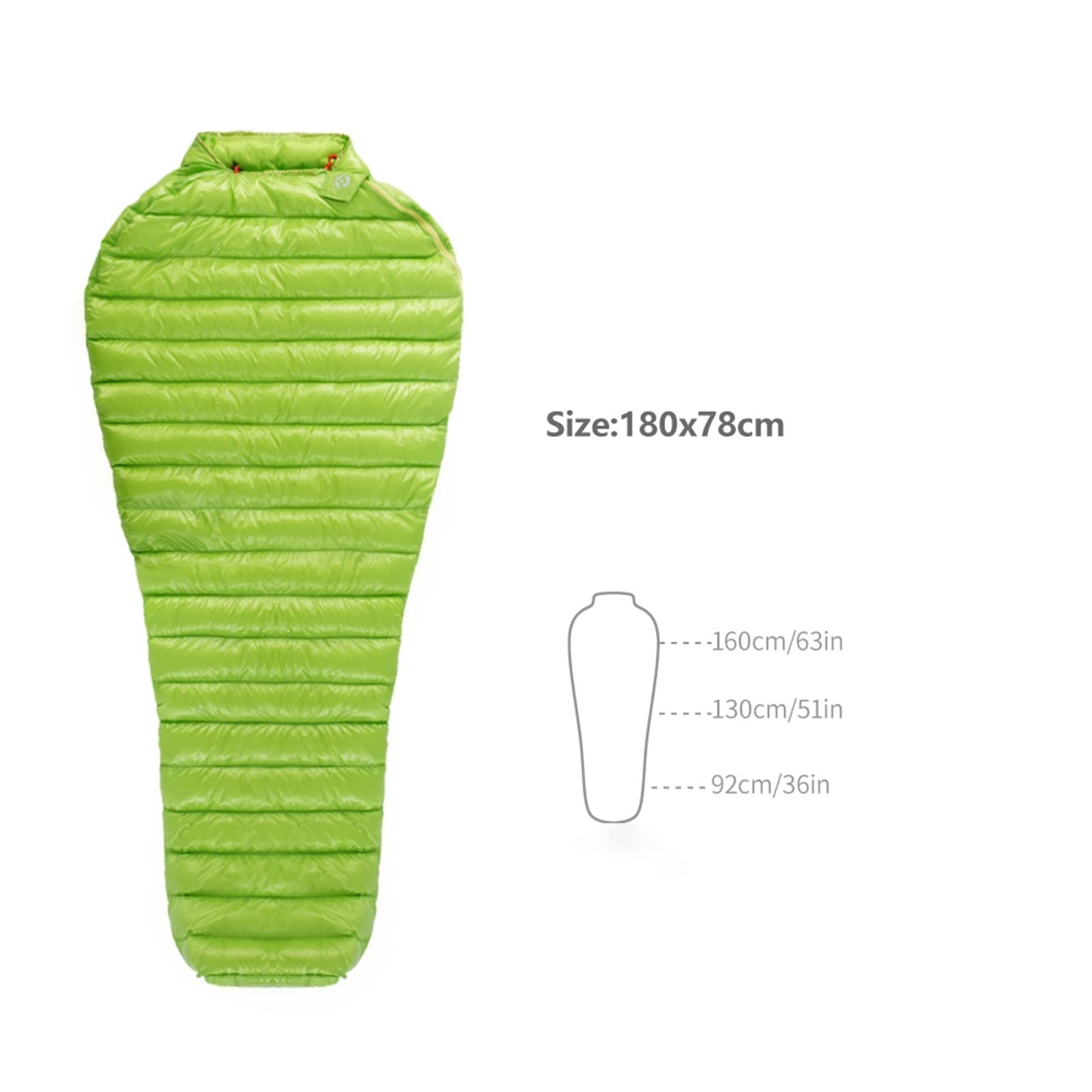 Спальний мішок MYVVKIA Ultraleicht Daunenschlafsack Gans Daunenschlafsack, фото №6