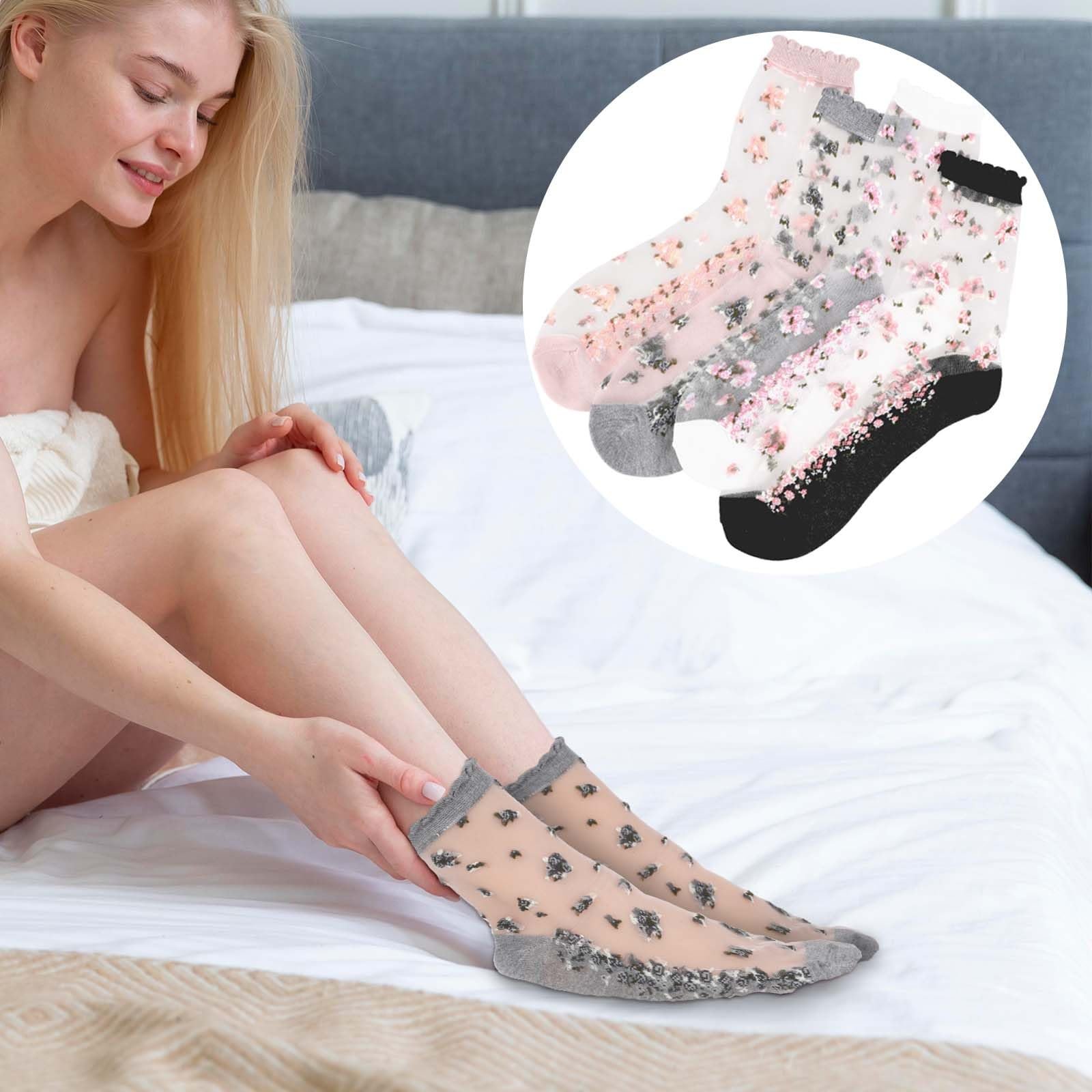 Шкарпетки KALIONE Прозорі, 4 пари, фото №5