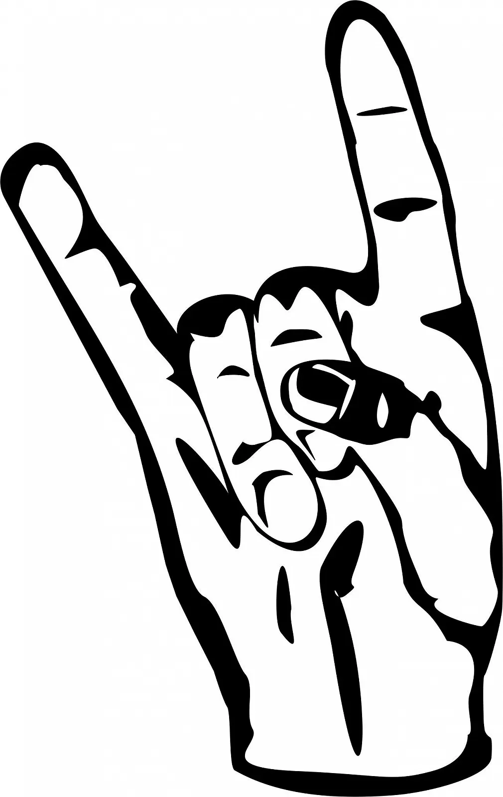 Наклейка на стену Metal Chip Fork Music, фото №1